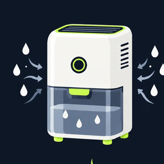 Illustration of a compressor dehumidifier