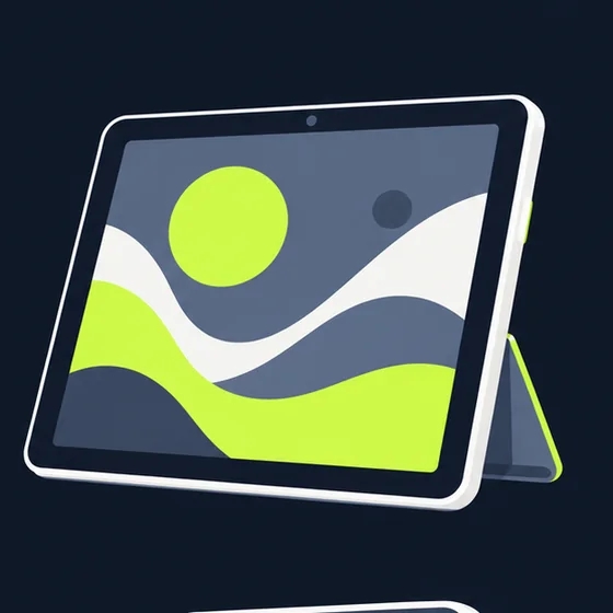 Illustration of a tablet
